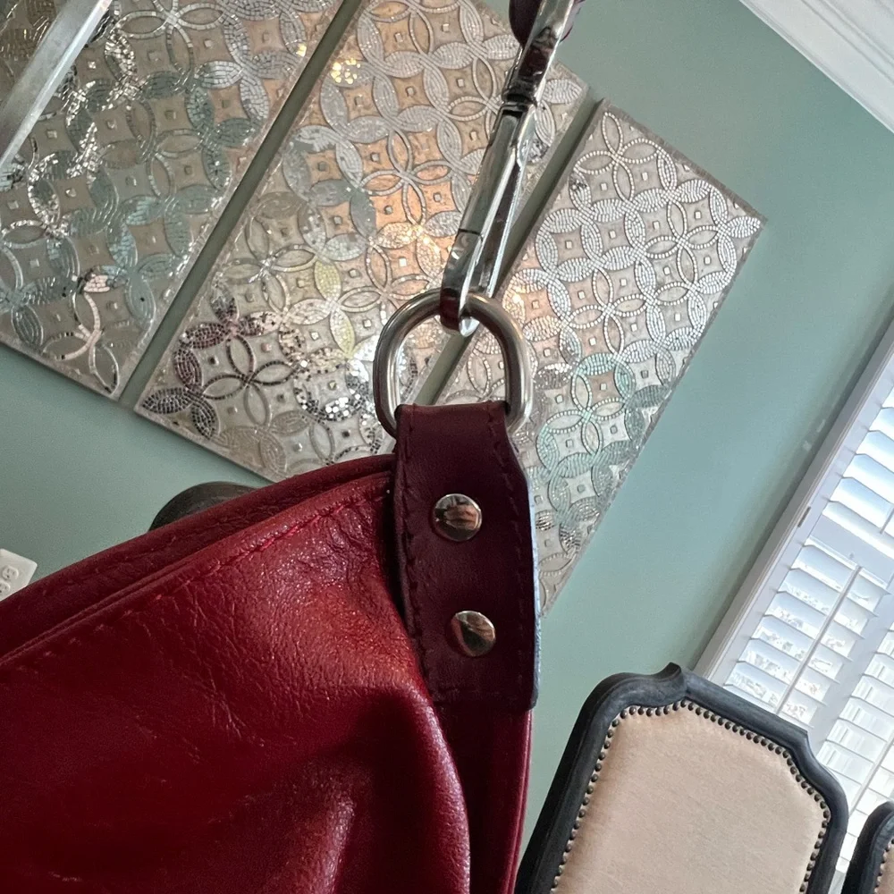 Gianni Conti Red Leather Bag - Picture 9 of 13